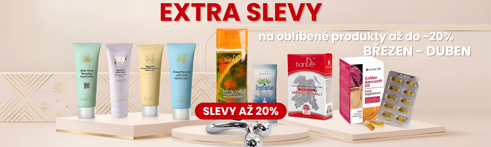 Slevy březen - duben