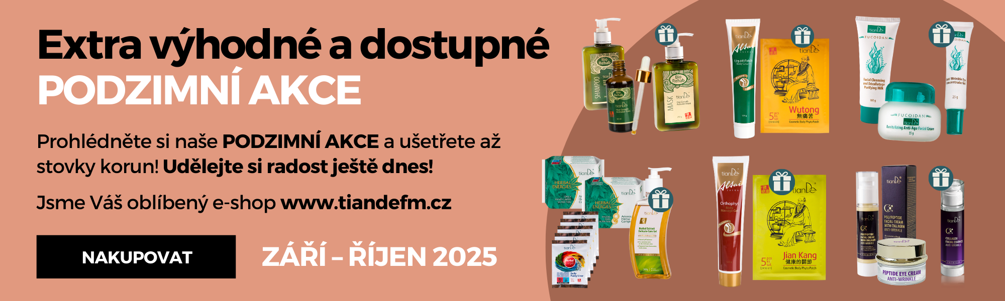 Podzimní akce jsou tady!