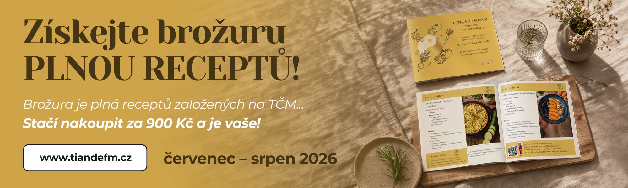 Brožura s letními recepty