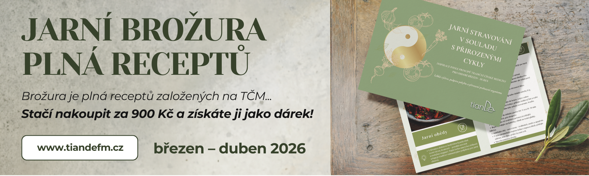 Brožura plná jarních receptů!