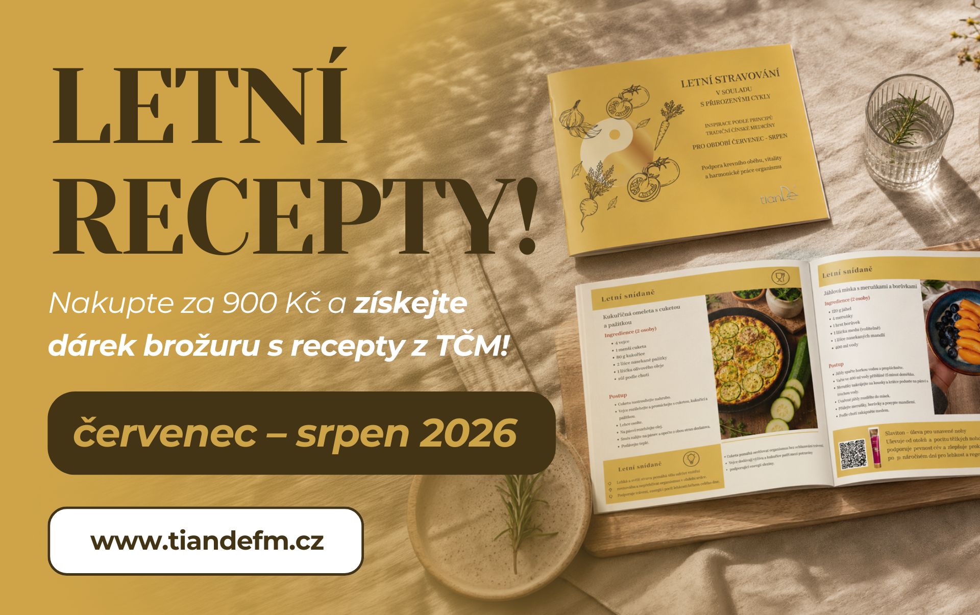 Brožura s letními recepty
