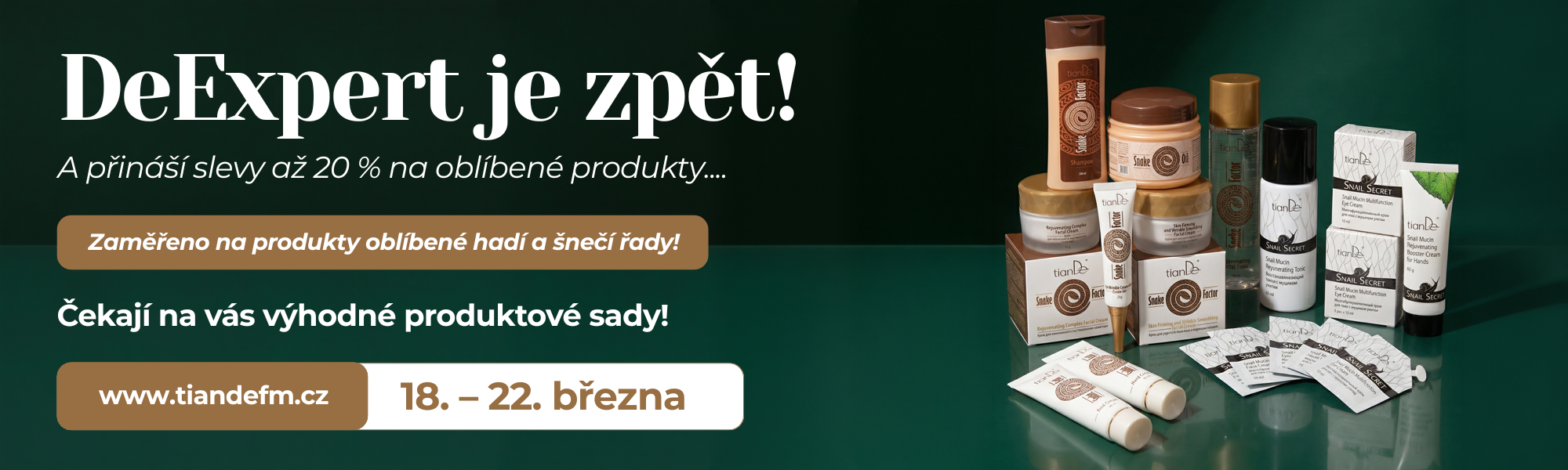 DeExpert slevy až 20 %