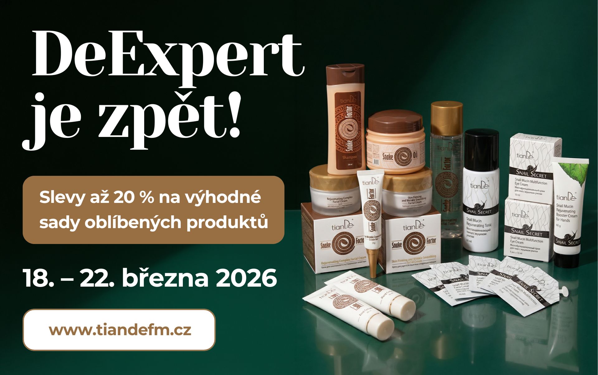 DeExpert a slevy až 20 %