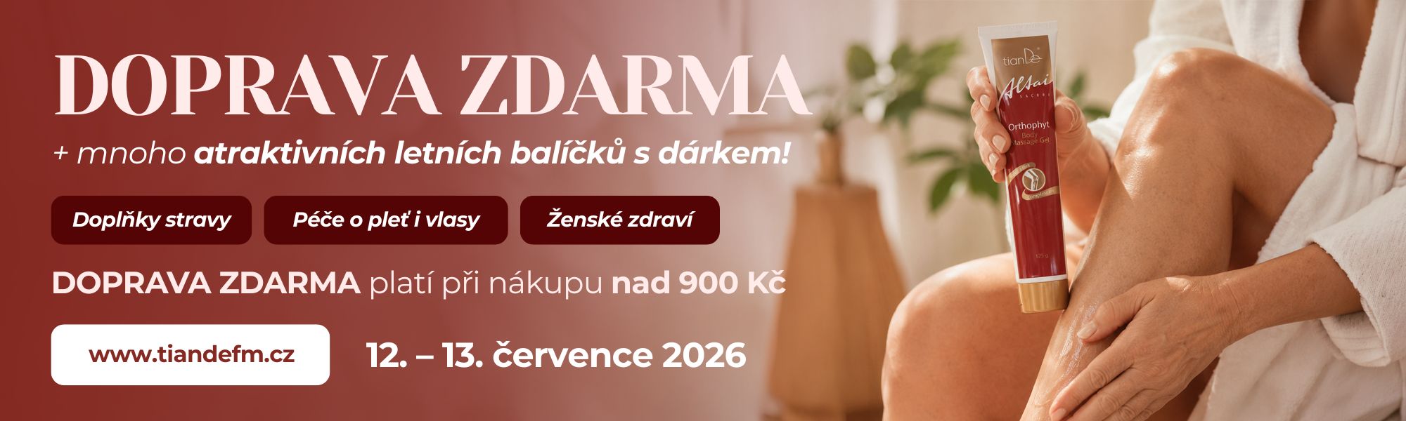 DOPRAVA ZDARMA je zpět!