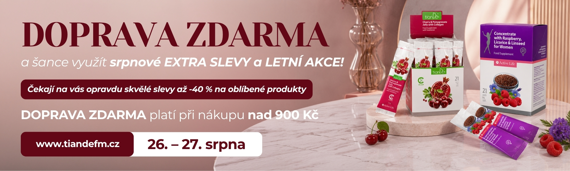 DOPRAVA ZDARMA je zpět!
