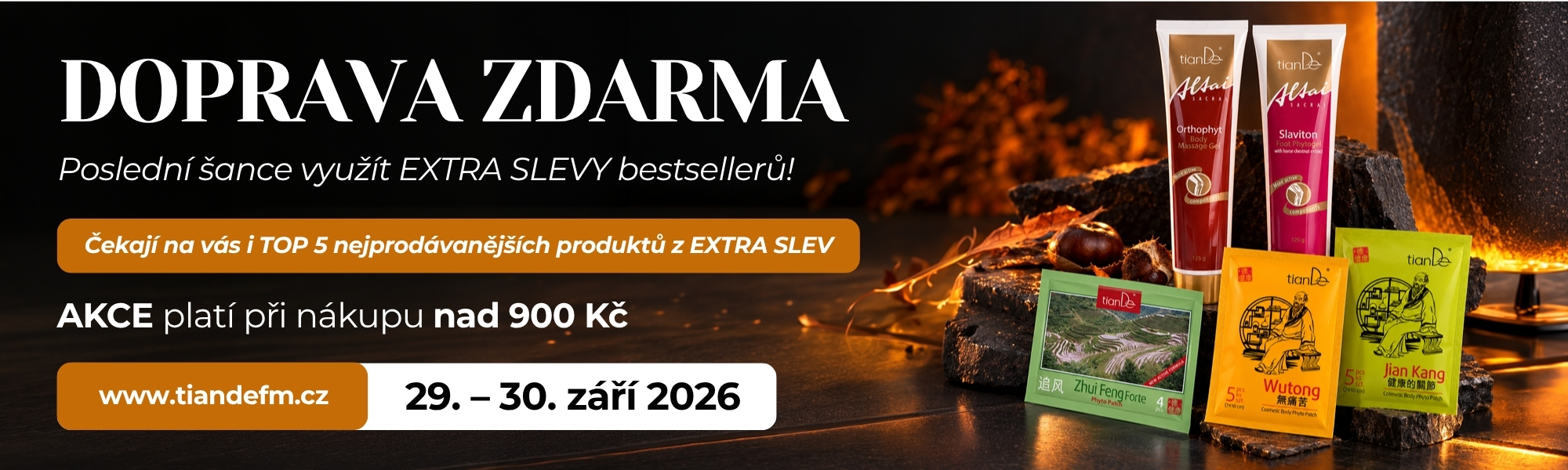DOPRAVA ZDARMA je zpět!