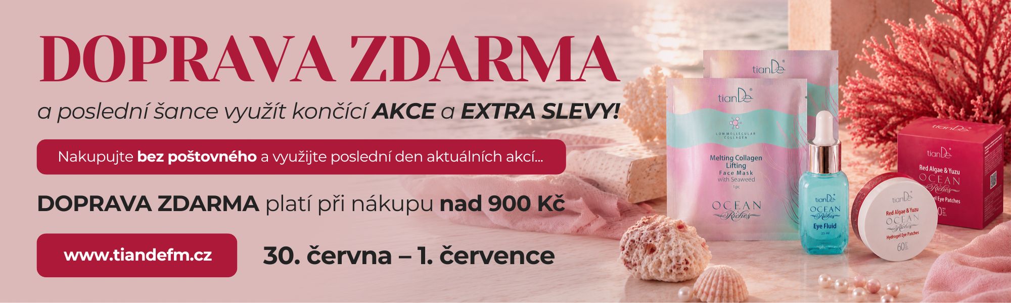 DOPRAVA ZDARMA na konci června