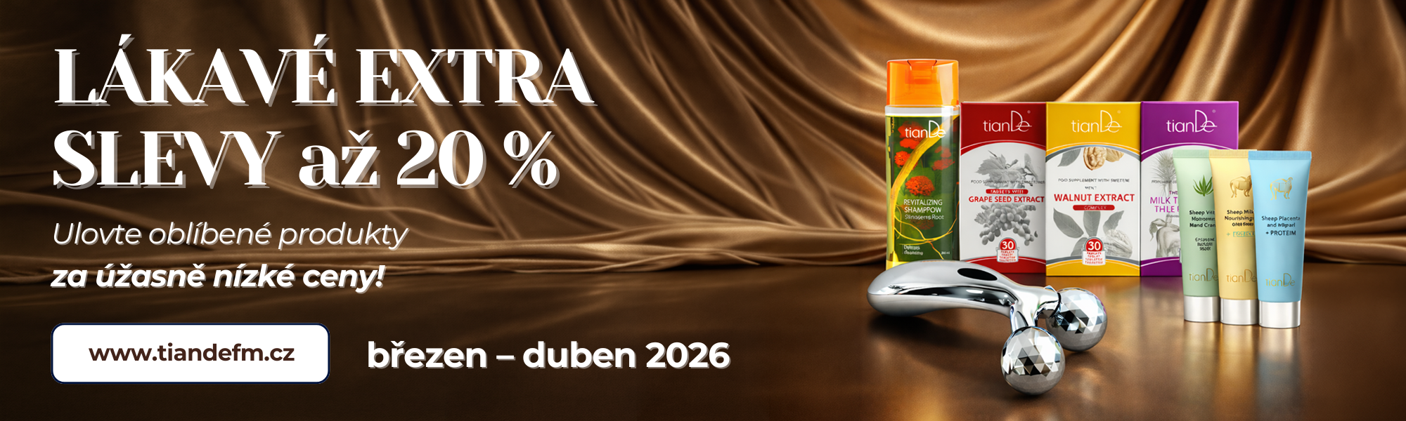 Slevy březen - duben