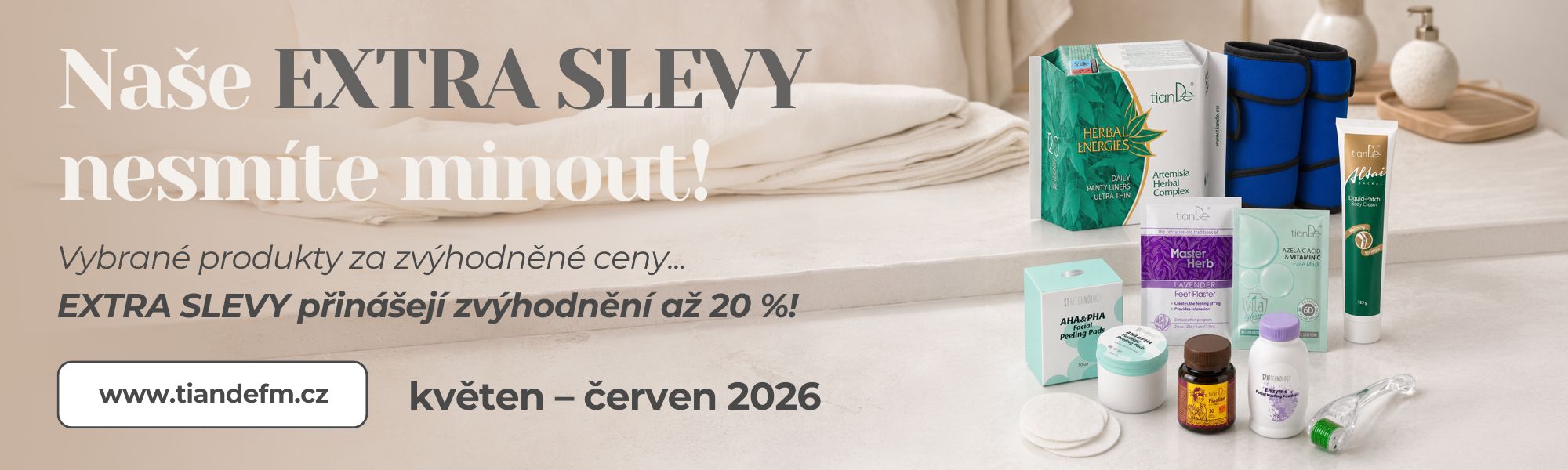 Letní EXTRA SLEVY jsou tady!