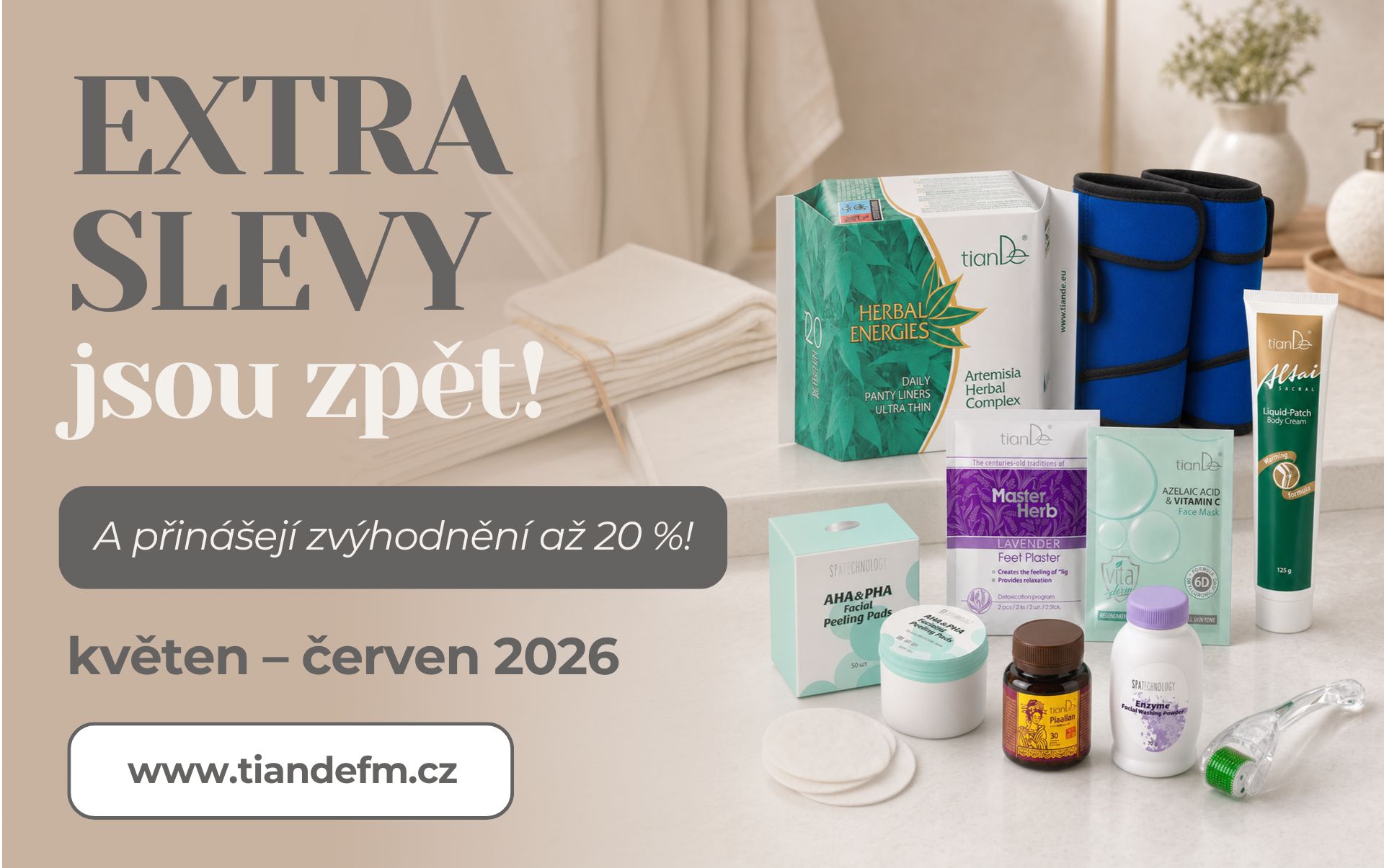 Letní EXTRA SLEVY jsou tady!