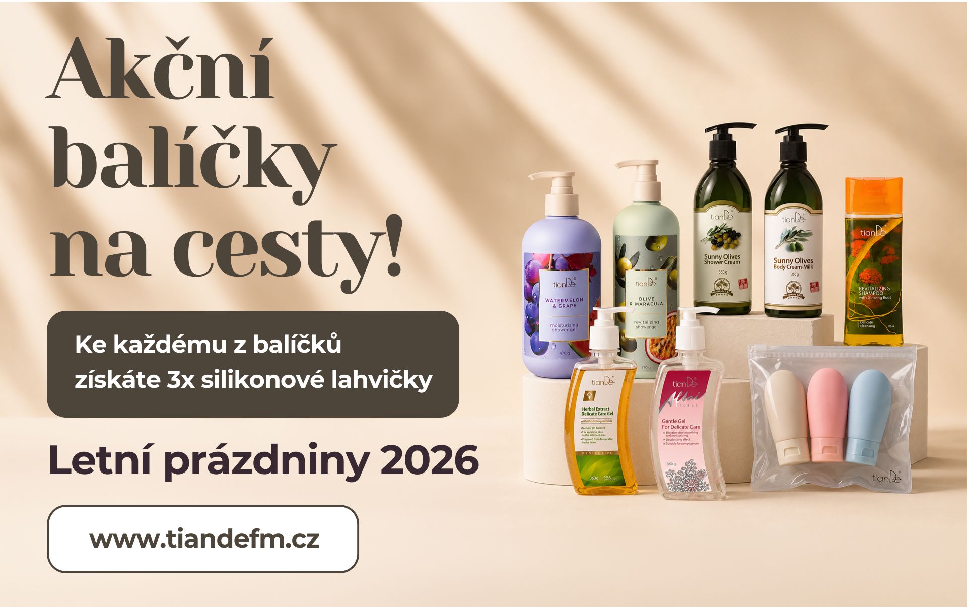 Nové letní akční balíčky
