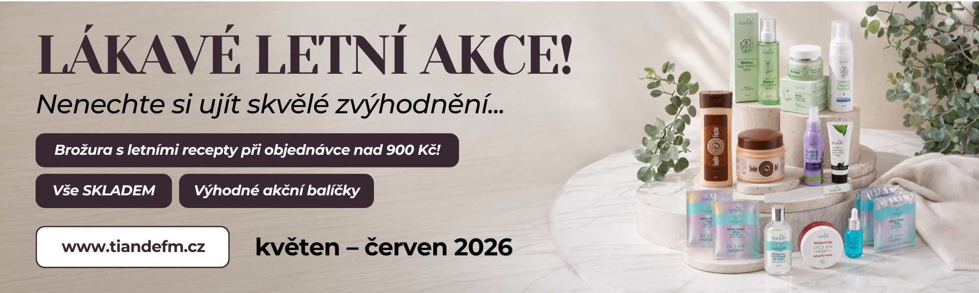 Letní akce jsou tady!