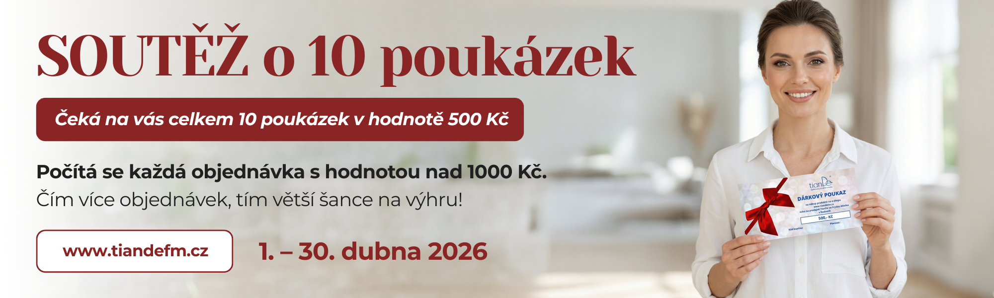 Motivační soutěž na duben!