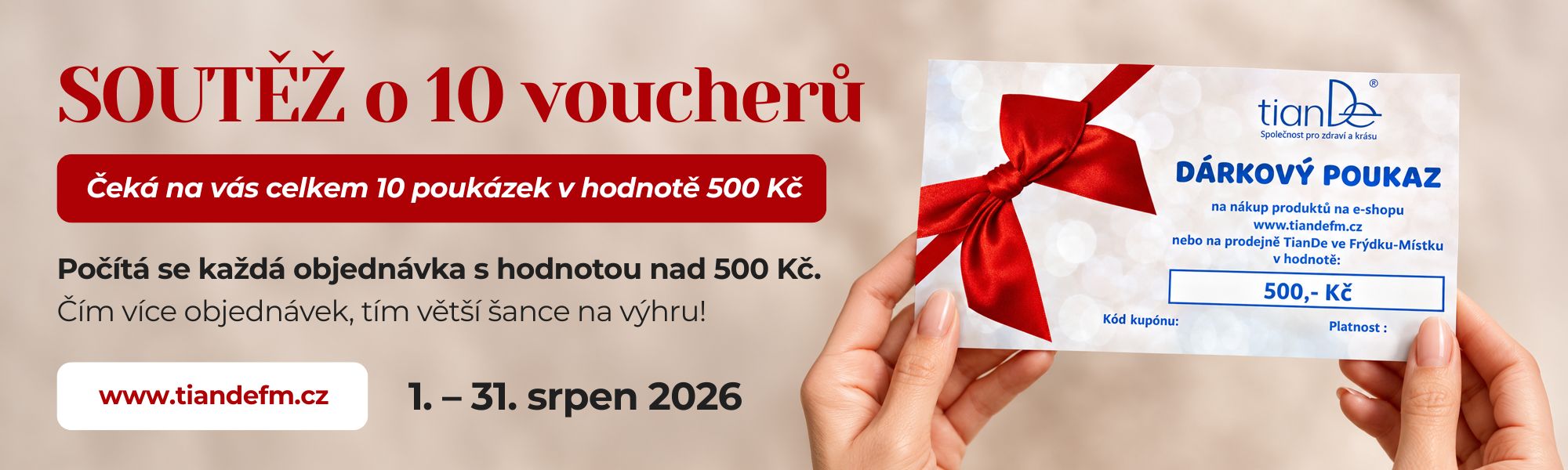 Srpnová motivační soutěž!