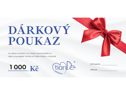 dárkový poukaz 1000