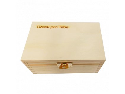 Dřevěná krabička "Dárek pro tebe"