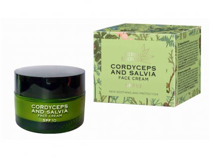 Pleťový krém s cordycepsem a šalvějí Herbal Energie, 50g  Body: 11,5