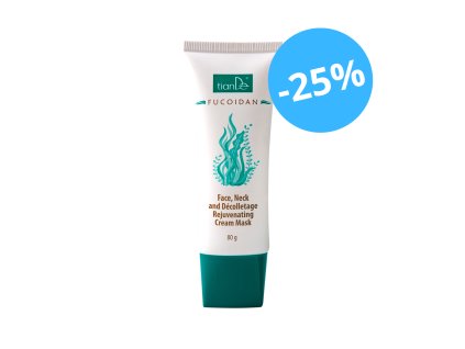SLEVA 35% Omlazující krémová maska na obličej a dekolt Fucoidan 80g (EXP 2/10/25) Body: 17,0