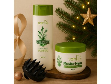 masážní kartáč MasterHerb Vánoce