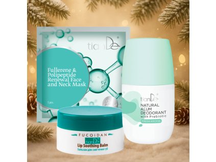 VÁNOČNÍ INSPIRACE:  Zářivá pleť a hedvábné rty  Body: 11,6