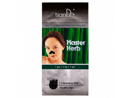 Čisticí náplast na nos na černé tečky a akné Master Herb 1ks Body: 1,2