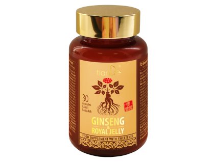 SLEVA 10% Ženšen a mateří kašička, 30 kapslí (EXP 12-04-2026)  Body: 25,0