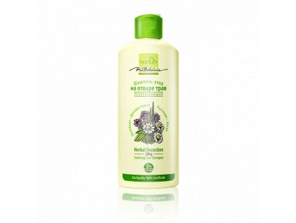 Zklidňující pečující šampon z bylinného odvaru 250g Body: 6,5