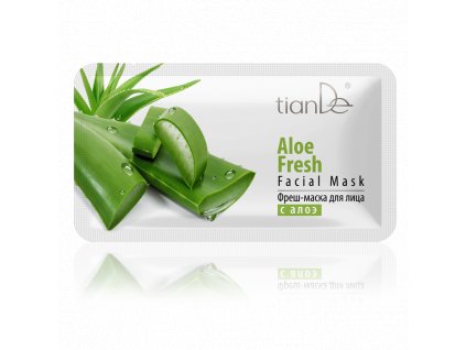 Osvěžující pleťová maska s aloe 1ks Body: 1,3