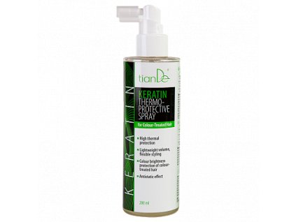 Termoochranný sprej s keratinem pro barvené vlasy 200 ml Body: 8,8