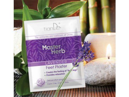 Levandulová náplast na nohy Master Herb 2 ks/bal.  Body: 2,5