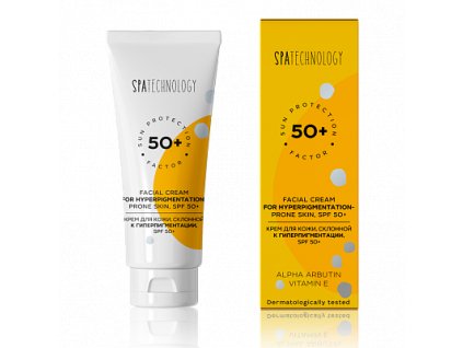 Opalovací krém na pokožku náchylnou k hyperpigmentaci, SPF 50+