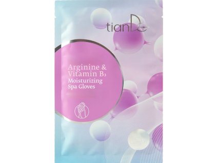Hydratačné spa rukavice s argininom a vitamínom B3, 1 pár_ 3,5 Bodov