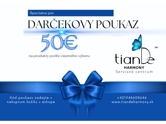 Darčekový poukaz 50
