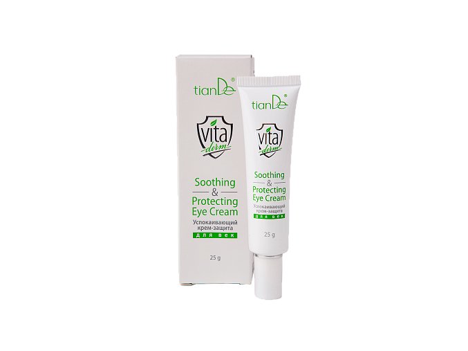Ukľudňujúci a ochranný očný krém z rady "Vita Derm", 25g_15.0 Bodov