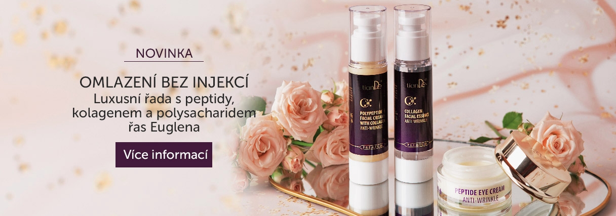 Polypeptidový pleťový krém s kolagenem na vrásky