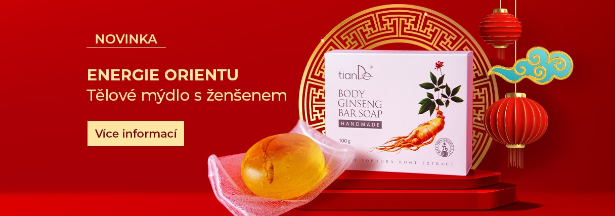 Tělové mýdlo s ženšenem