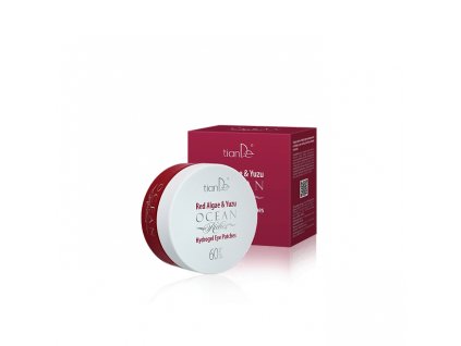 Hydrogelové polštářky na oční víčka s červenými mořskými řasami a yuzu