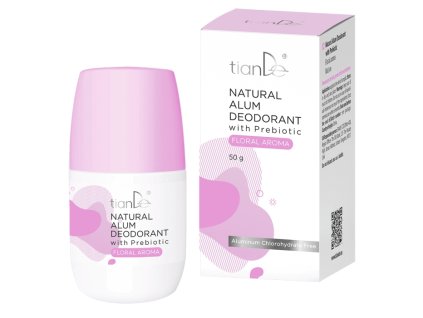 Kamencový deodorant s prebiotiky, květinová vůně