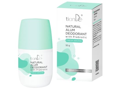 Kamencový deodorant s prebiotiky, svěží vůně