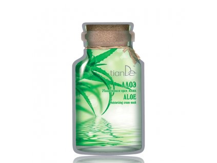 Hydratační krémová maska na obličej Aloe