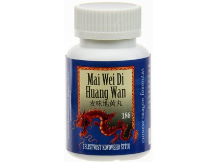186 - CELISTVOSŤ KOVOVÉHO ŠTÍTU -  doplnok stravy | MAI WEI DI HUANG WAN