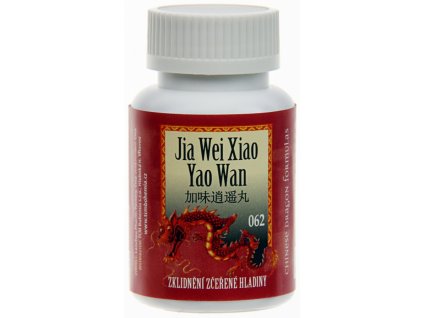062 - 062 -  UPOKOJENIE ZČERENEJ HLADINY -  doplnok stravy | JIA WEI XIAO YAO WAN