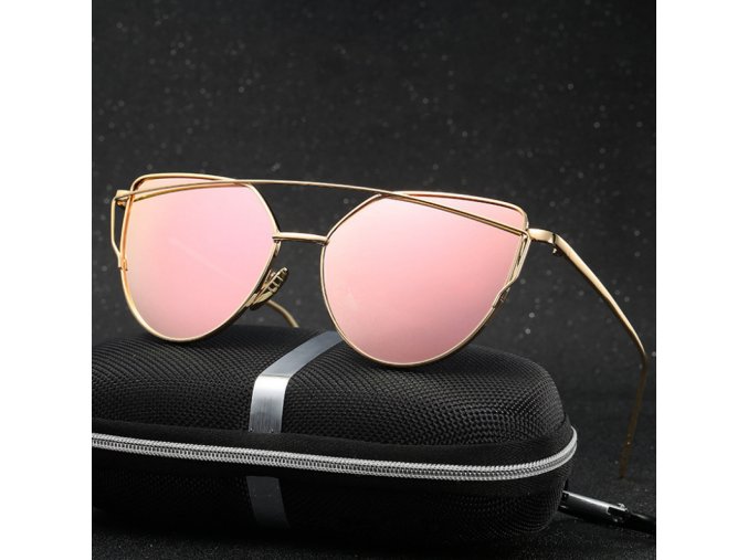 MODNÍ HIT LÉTA 2018 - Luxusní dámské brýle (Barva Růžová)