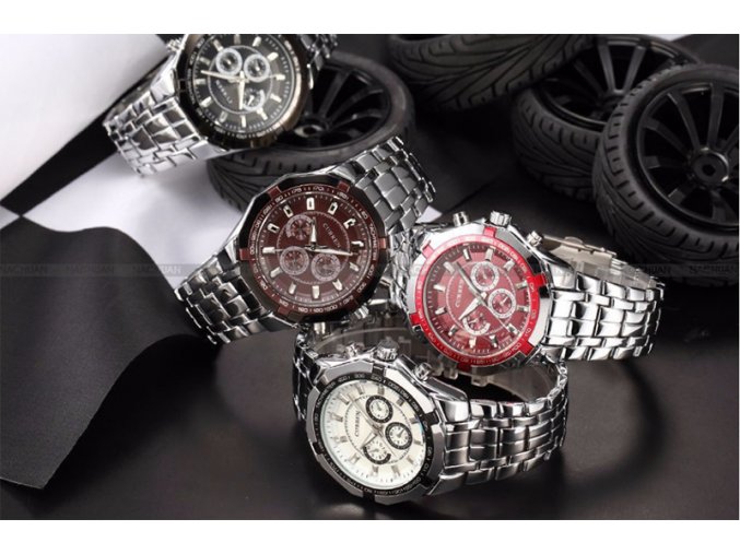 Klasické pánské hodinky - různé typy - SLEVA 70% (Typ 4)