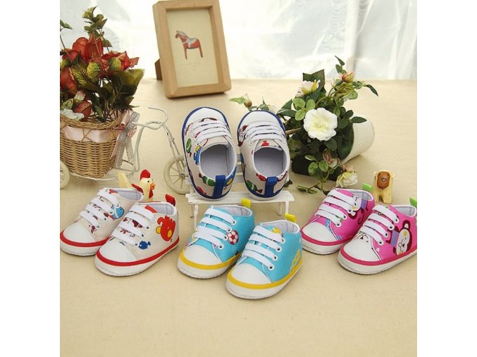 Pre deti detské oblečenie detské topánky detské topánočky prvé topánočky - detské farebné tenisky (Farba Béžová, Veľkosť 0-6M)