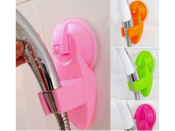 Přenosný držák na sprchovou hlavici (Barva Růžová)