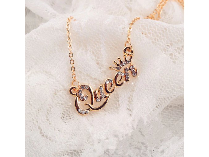 Romantický náhrdelník Queen (Farba Strieborná)