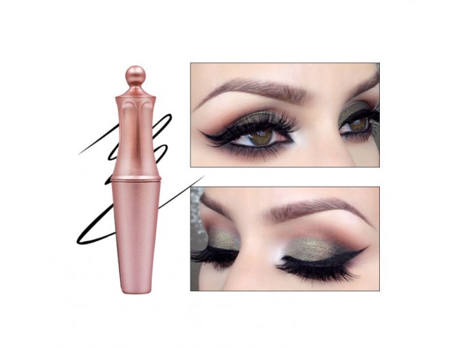 Pre ženy-dlhotrvajúci očné linky-tekutá očná linka-čierna-make up, líčenie očí-pre dievčatá