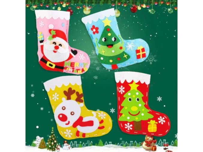 Hry - vianoce - vianočné dekorácie - vianočné tvorenia - detská vianočné zábava tvorenia vianočné pančuchy - pančuchy