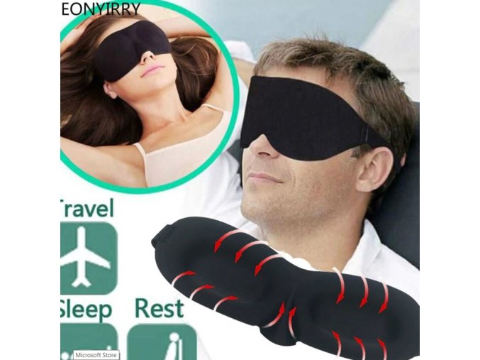 Spálne - pre spánok - maska na oči pre lepšie spanie - cestovanie - výpredaj skladu